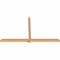 Ekena Millwork Eugene Smooth Timber Gable Bracket, Western Red Cedar, 96"W x 56"H x 3 1/2"D x 3 1/2"F, 14/12 Pitch GBW096X56X0404EUG00SWR - alternate 4